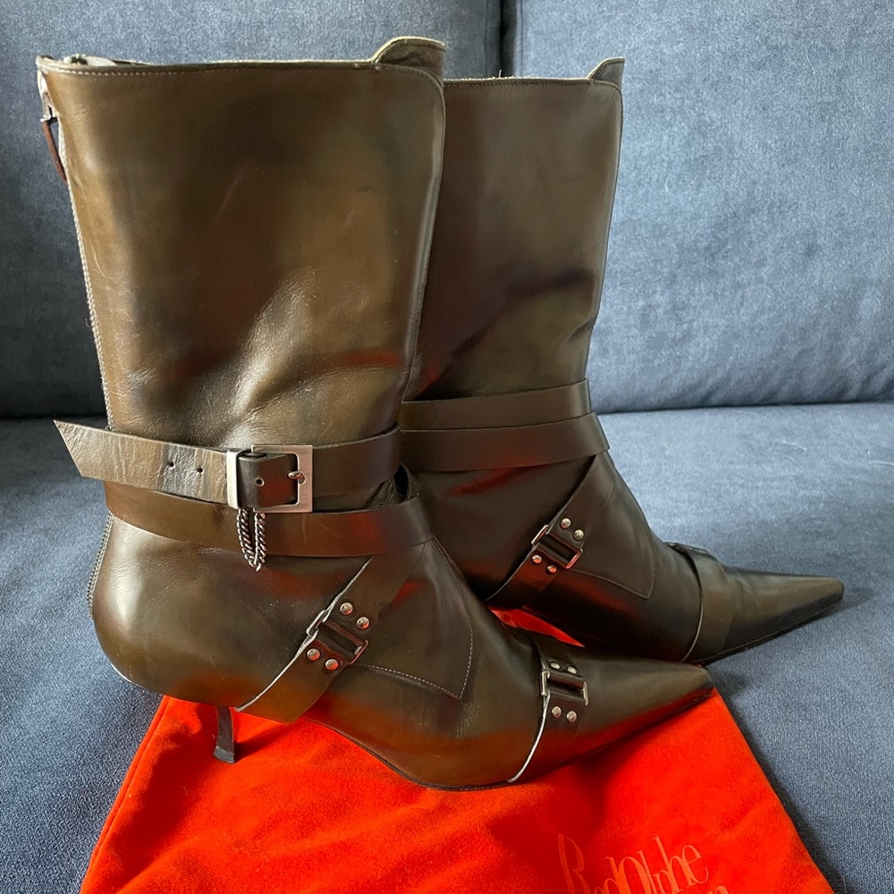 Chocolate Brown Rodolphe Menudier Boot